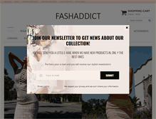 Tablet Screenshot of fashaddictshop.com